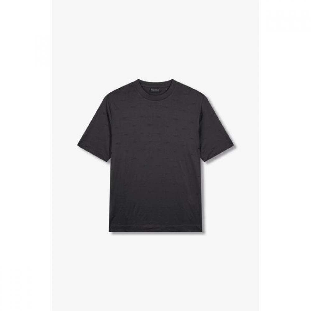 Emporio Armani Men S Logo PaTTern ShorT Sleeve T ShirT A515126068 M