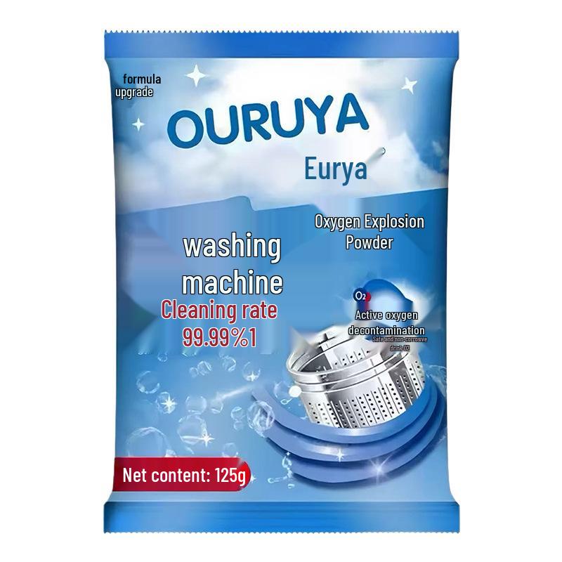 Универсальное средство для чистки стиральной машины: Высокоэффективное средство для удаления накипи, пятен и запахов, стерилизатор, безопасное и экологичное Standard Effectiveness 125g