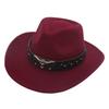 Bullhead Top Hat, Hiking Tibetan Felt Hat, Upturned Edge Curved Brim, Men'S And Women'S Sunshade And Windproof Hat
