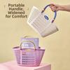 Plastic Bath Product Storage Basket Waterproof Fruit Storage Basket  Vegetable Buying
