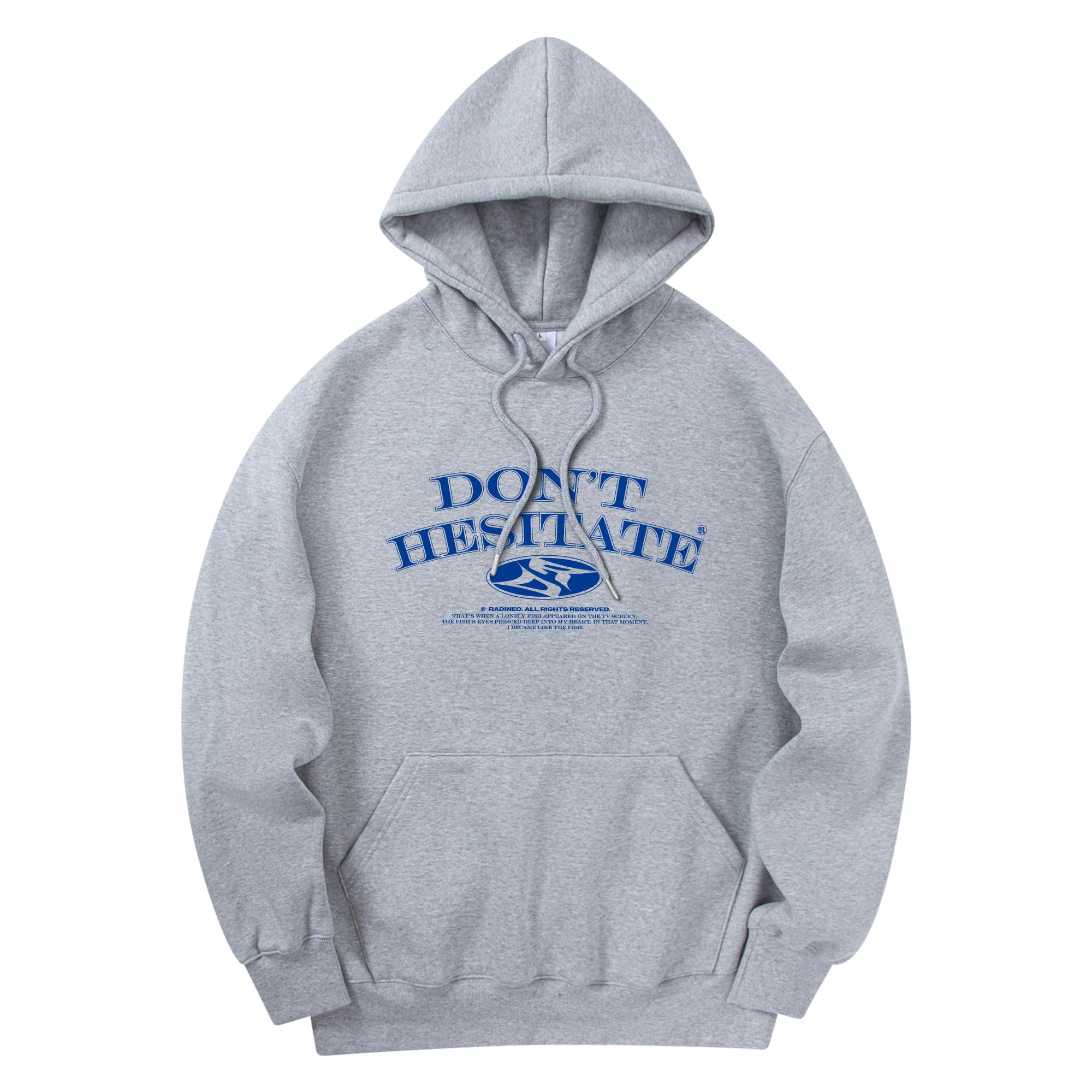 Radineo Slogan Hoodie Gray Gray (Gray)/L