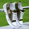 Canvas Spring and Autumn Breathable Casual Shoes Thick Baseplate Shoes Heightened and Comfortable