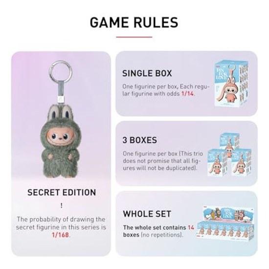 MONSTERS PIN LÁSKA Série Plyšový přívěsek (NZ) Krabice s assortimentem 14 kusů Mini Lovebu Labubu Hračka Slepá figurka Gacha Model Dárek Podpůrná aktivita Oficiální
