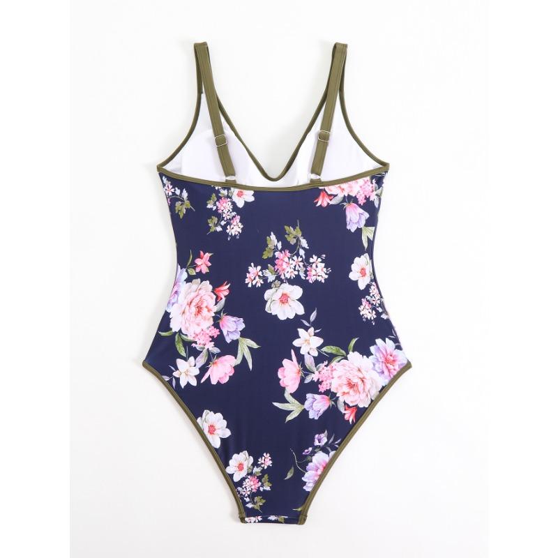 Plunging Backless Beach Vacation Swimsuit One Piece Swimsuit Women Hulu Sports Swimwear Sexy Bikini Fine Stitching In A Variety of Colors Beachwear