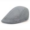 Mesh Hat Men Newsboy Flat Cap Simple Plain Color Mesh Cap Breathable Summer Hunting Driver Golf Beret Mesh Hat