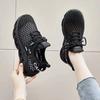 Step on Shit Breathable Mesh Sneakers Women's Summer New Mesh Hollow White Shoes Soft Sole Running Shoes