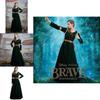 Costume Principessa Merida Disney Ribelle Abito Adulto Tuta Cosplay Alta Qualità Per Festa di Halloween