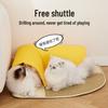 Pet Cooling Mat & Cat Tunnel Bed: Spring-Summer Style, Extra Large, Self-Play.