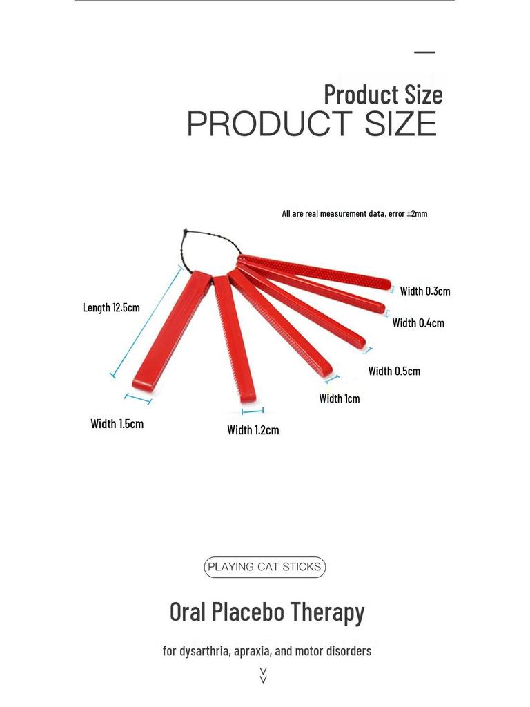 Red Teething Stick for Children: Oral Motor & Speech Training Tool