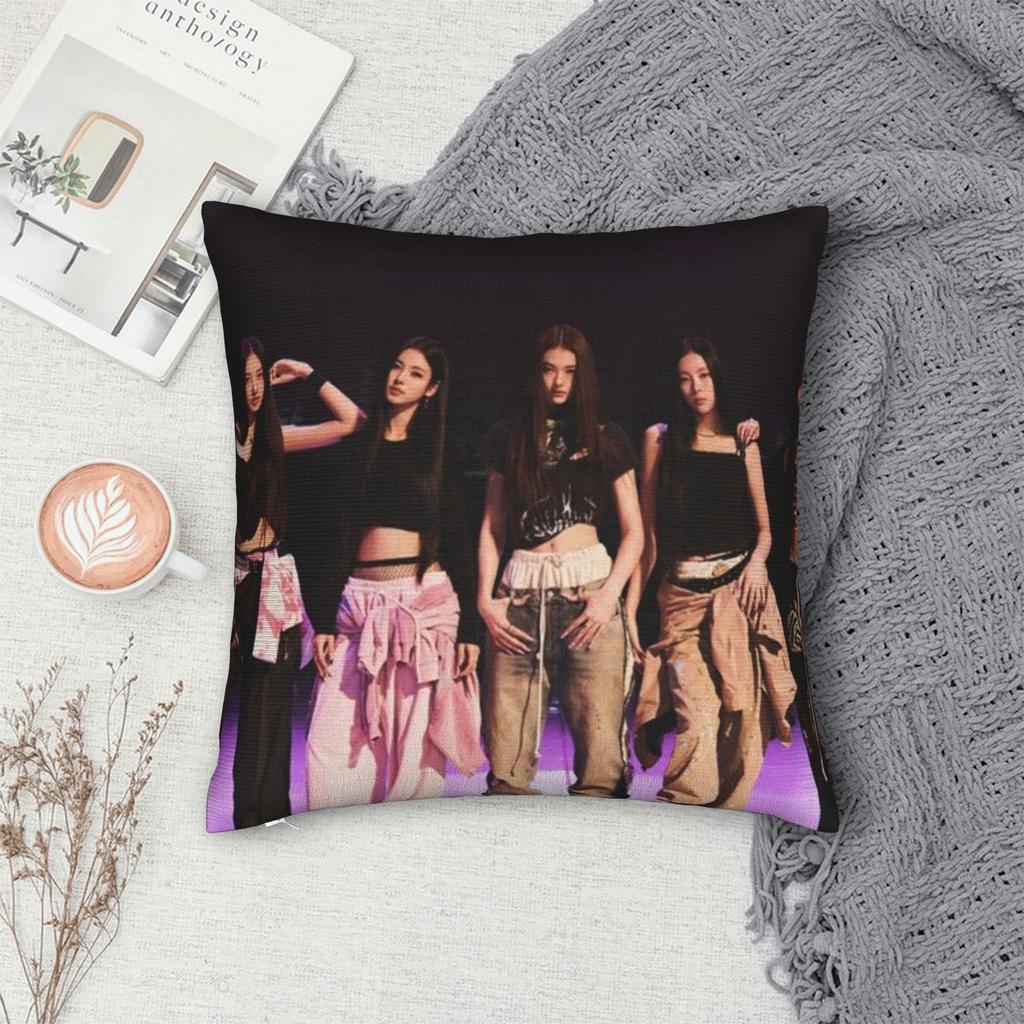 Camera da Letto Calda meovv kpop k-pop gruppo di ragazze Decorazioni Federe Accessori Copricuscino con Cerniera Varie Misure