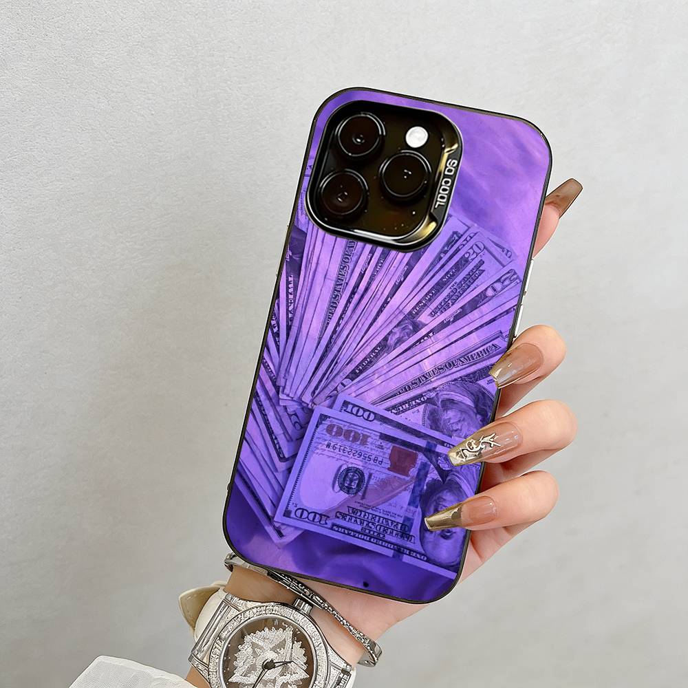 Финансовая свобода Чехол для iPhone 17,16,15,14,13,12,11 Plus,Pro Max,XS,Цветной Посеребренный Внутренний Чехол iPhone15