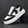 2025 Genuine Leather Casual Height-Increasing Skate Shoes - Soft, Thick Sole Versatile White Commuter Fashion
