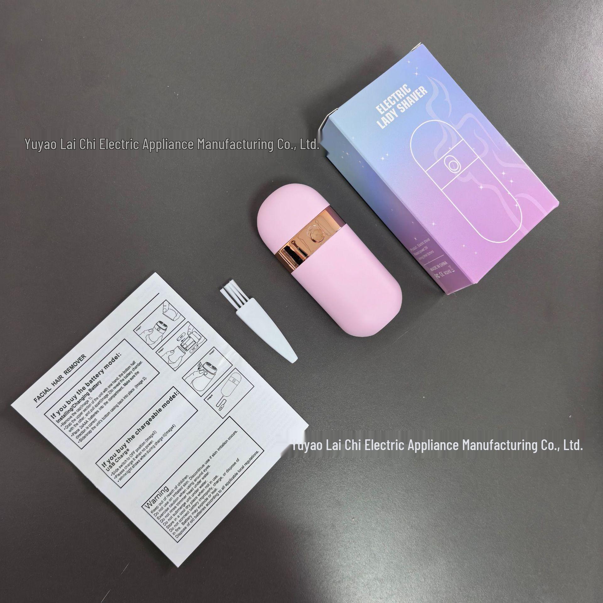 TEMU Women s USB Rechargeable Electric Hair Remover - Dual Blade Shaver for Legs & Armpits
