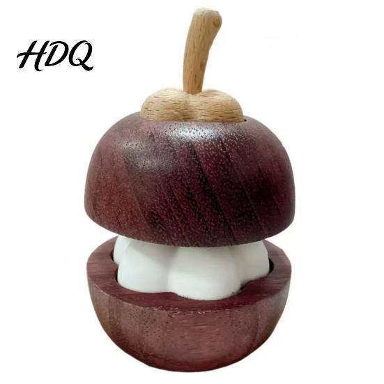 Natural Passive Fragrance Diffuser Mangosteen Oil Diffuser Wooden Essential Creative Aromatherapy Minimalist Wood Aroma Diffusers No-Electric