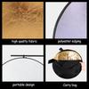 5 In 1 Round Portable Reflector, Multi Color Outdoor Collapsible Diffuser Photography Light Reflectors For Studio Photo 110CM