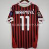 Wholesale sports outdoor retro series AC Milan jersey No. 22 Kaka No. 80 Ronaldinho same football jersey short sleeves