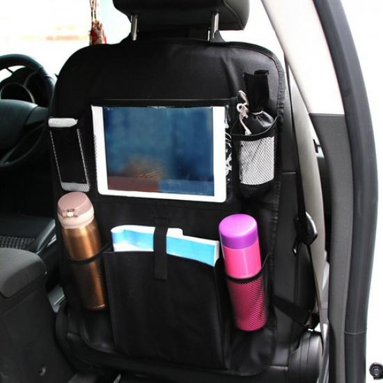 1x Universal Car Seat Rear Organizer Holder Storage Bag Accessories Multi-Pocket