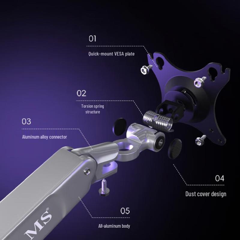 AOC X61 MS Monitor Desk/Wall Mount Arm