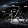 HEDATX TX1 26" Electric Bike for Adults, 350W Motor, 48V Samsung Lithium Battery, 7-Speed Shimano, LCD Display, City Commuter E-Bike