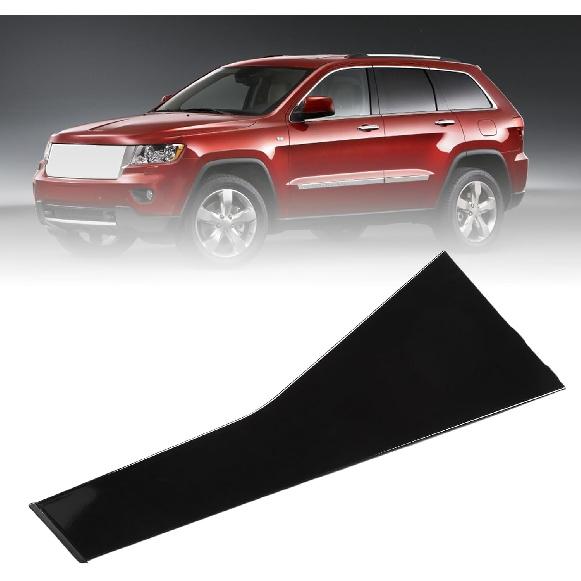 Rear Door C Pillar Trim Window C Pillar Cover Trim Applique Replacement for Jeep Grand Cherokee 2011-2021 (Right: 57010448, 57010448AK, 57010448AJ,)
