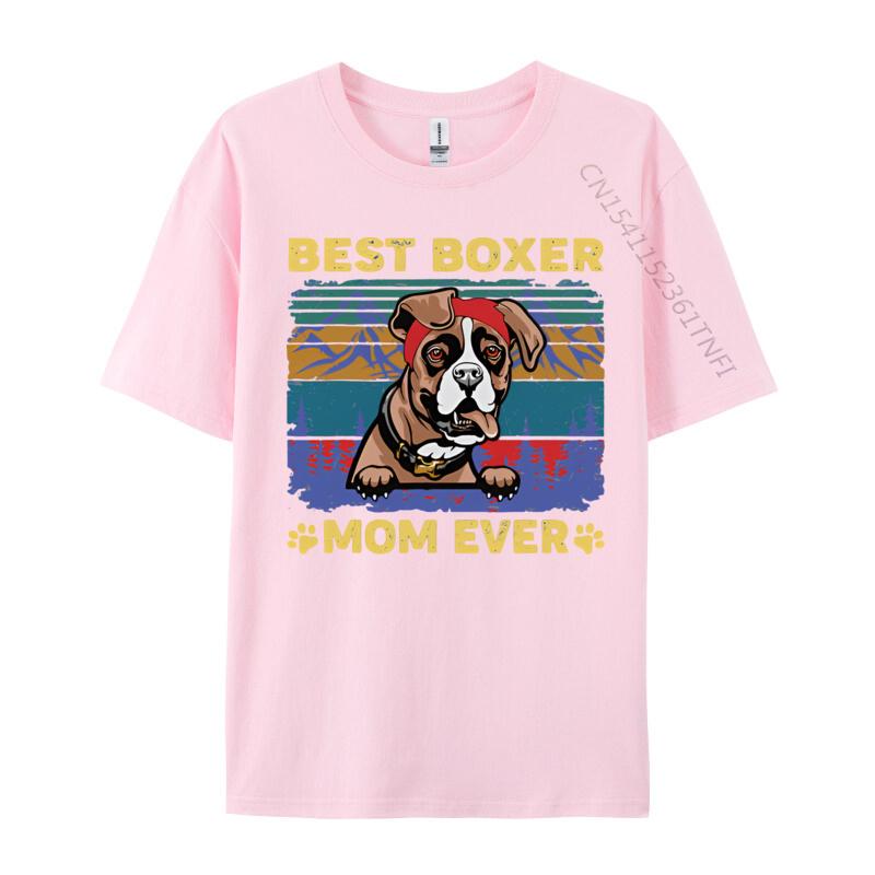 Boxer Dog Lover Funny Vintage Retro Tshirt Top Tshirts Party Coupons Cotton Tops  Tees Sports T Shirt Men