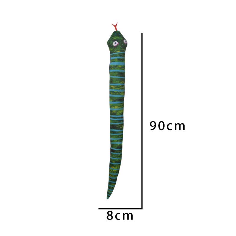 

Plush Snake Toy Cute Cartoon Children Accompany Doll Throw Decoration Pillow