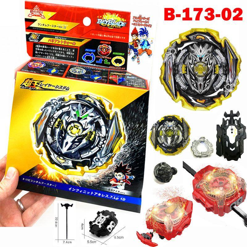 Beyblade Burst Superking B-173-02 Infinite Achilles 7 Loop 1d Shield With Launcher