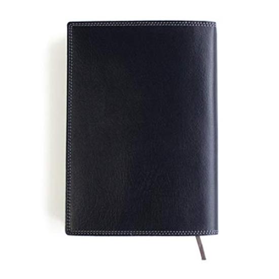 

ABOOK Book Cover with 6 Sizes Fits Made in Japan Bookmark, Available, Paperbacks, Shinsho, B6, A5, Double-Stitched, (Black, Shinsho) чёрный