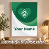 Werder Bremen FC Custom Name Text 5D Diamond Painting Kit DIY Full Drill Diamond Art Decoration