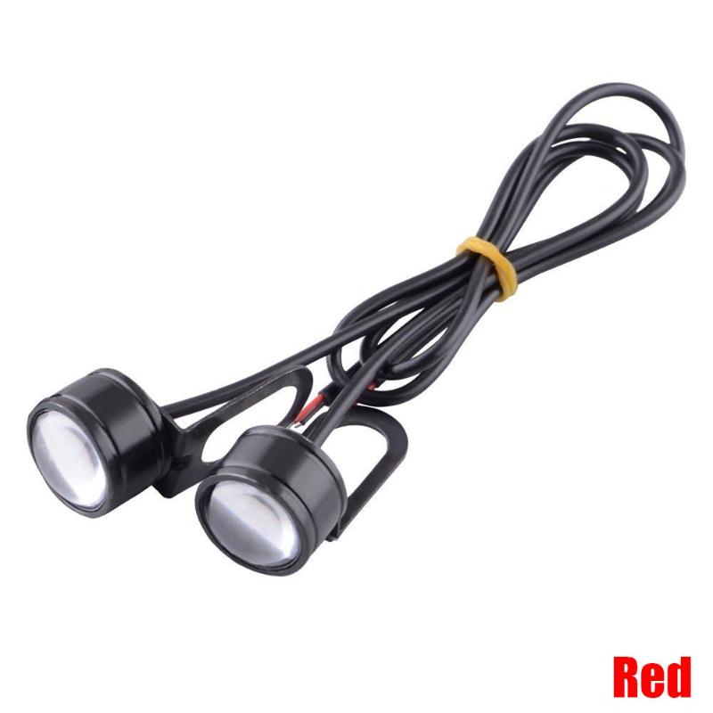 2pcs/pair Mini LED Light Motorcycle Flash Strobe Eagle Eye Motorcycle Daytime Running Light Fog Lamp Headlight Moto Accessories