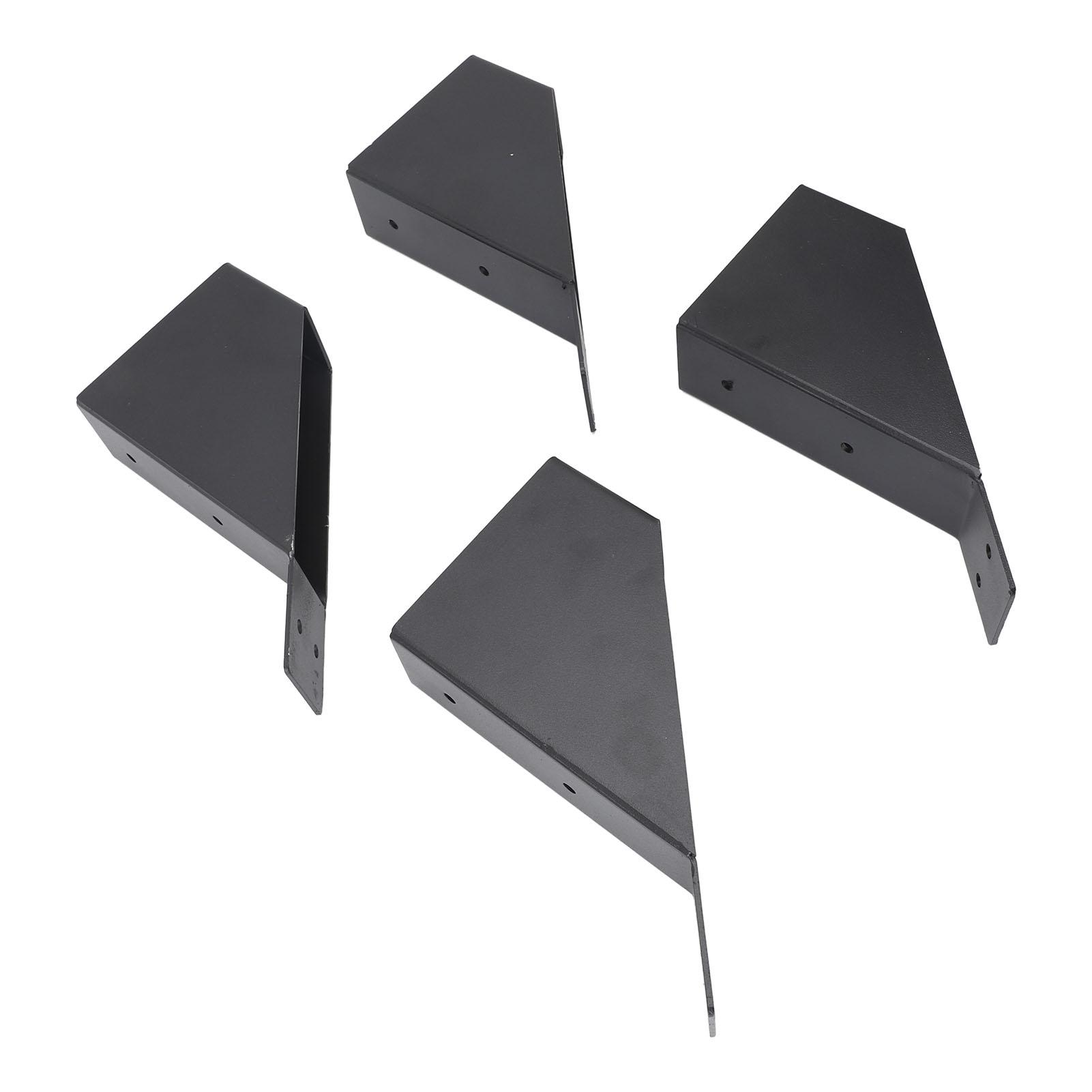 45 Degree Angle Pergola Bracket, vanized Drainage Bracket Pergola Reinforcement Bracket Kit with Drainage Hole Design for Gazebo Yard Garage