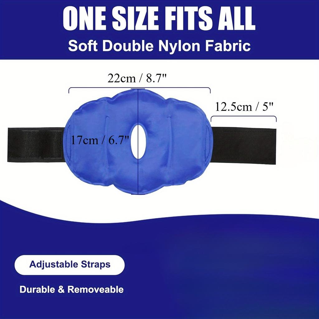Knee Cold Pack - 1 Reusable Hot and Cold Ice Packs for Knee, Joint - Adjustable & Flexible for Knees, Elbows