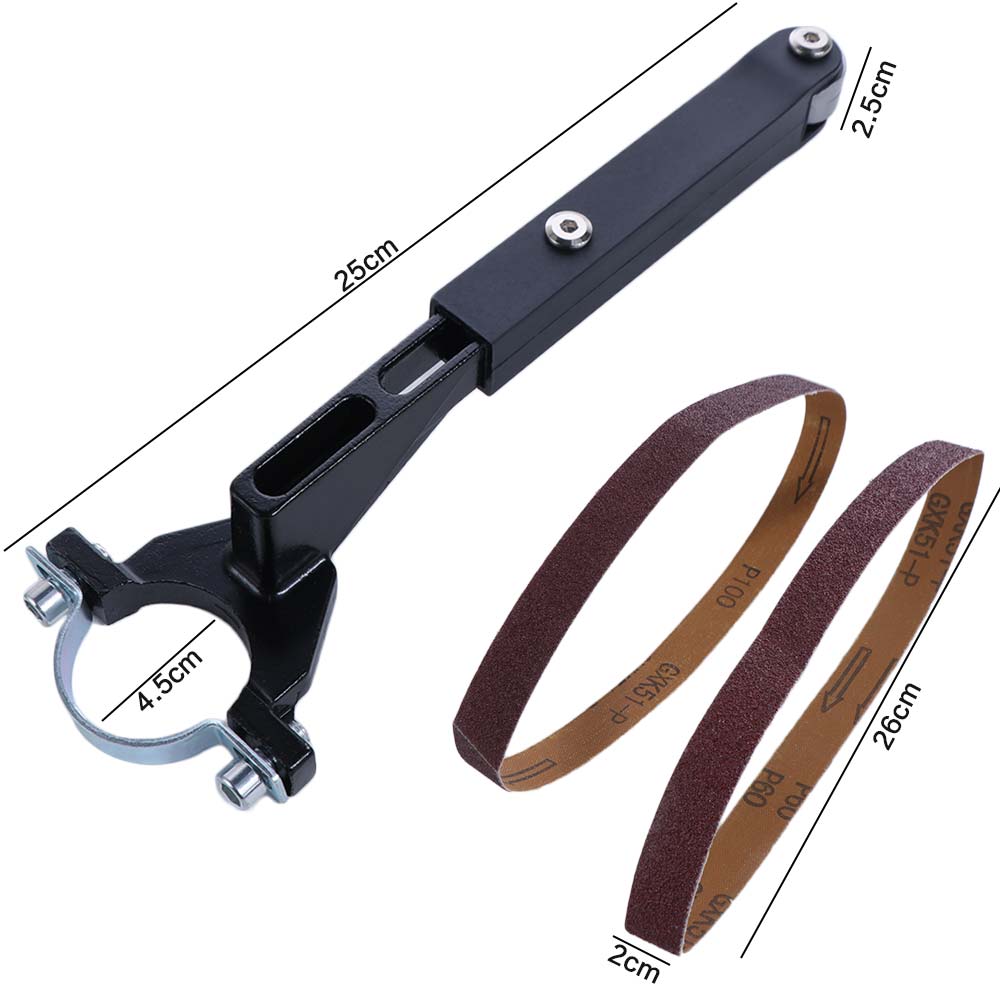 Stainless Steel Sanding Adapter Belt Sander Attachment Belt Sander Bracket For Angled Grinder