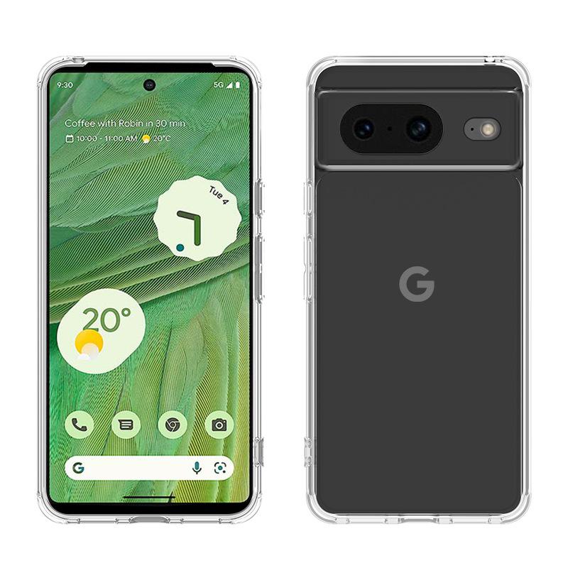 Applicable Pixel 11pro Mobile Phone Case Transparent Scratch-proof Two-in-one Google 10proxl Bayer Anti-yellow Hard Case