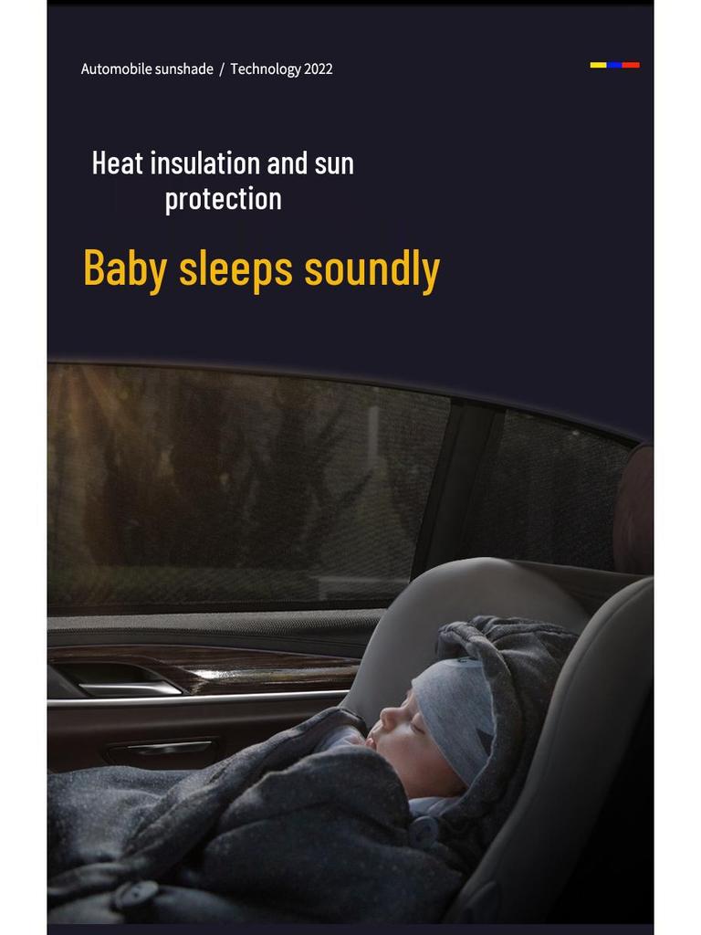 Magnetic Car Window Curtains: Sun Shades & Mosquito Repellent, Heat Insulation, Sun Block, Custom Fit for Specific Models, Free Shipping