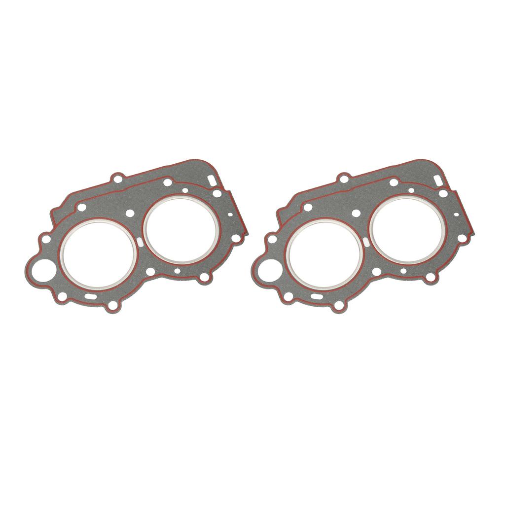 2Pcs Outboard Engine Cylinder Head Gasket Plastic 63V‑11181‑A1 for 2 Stroke 15 HP Boat