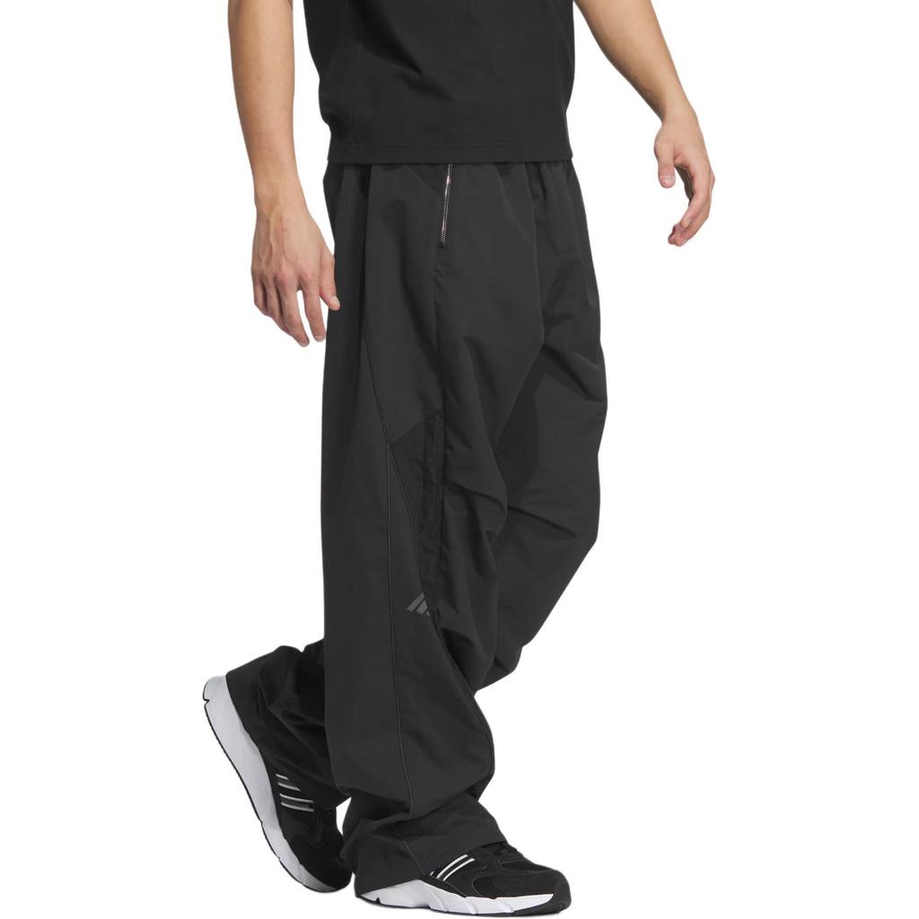 adidas Pantalón de chándal paracaídas Fustl Holgado Moda deportiva Pantalones casuales Pantalones para hombre Negro JI8737