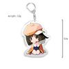 Monogatari Series Keychain: Hachikuji Mayoi & Hitagi Senjougahara Acrylic Pendant