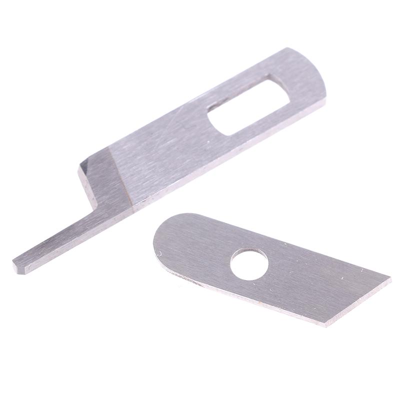 Upper & Lower Knife Blade #412585,550449 Fit For Singer Serger Machine 14Cg754