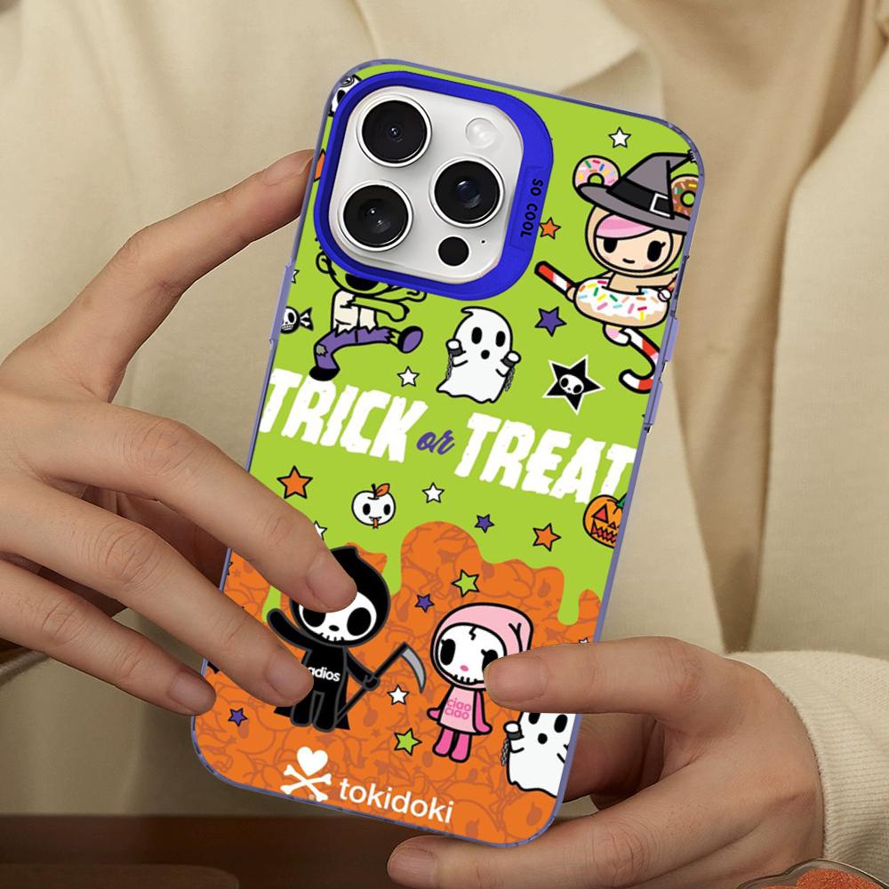 Japan Tokidokis Phone Case For IPhone 16 15 14 13 12 11 Pro Max X XR XSMAX 8 7 Plus Matte Shockproof Back Cover