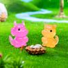 Figurine Miniature Luminous Egg-Holding Dinosaur Cartoon Micro Landscape Ornaments For Fish Tank Aquarium Accessories