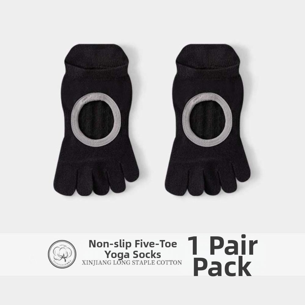 Non-Slip Five-toe Socks Cotton Floor Toe Socks Indoor Socks Women's Short Yoga Socks Spring Summer
