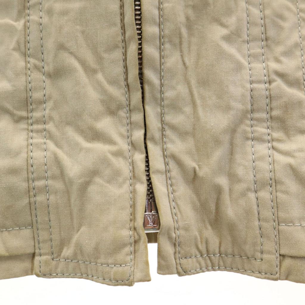 LOUIS VUITTON made in Italy Hooded Jacket 38 beige Women Used