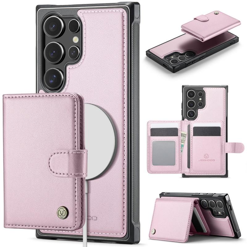 2 In 1 Magnetic Detachable Wallet Case For Samsung Galaxy S25 Ultra S24 Plus S23 S22 S21 S20 FE Luxury Leather Card Slots Cover