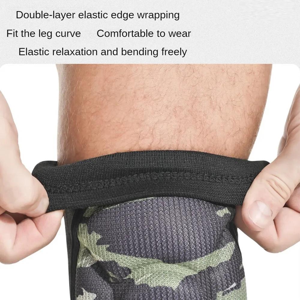 1 Pair Shielding Thick Sponge Knee Pads Knee Brace - High Elastic Non-Slip Basketball Volleyball Knee Sleeves Support High Quality Practical Daily Use