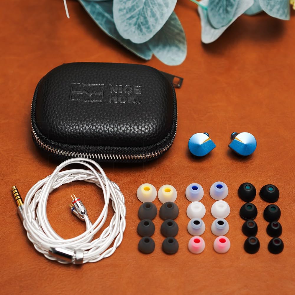 HiFiGo NiceHCK F1 Pro 14.2mm Planar Magnetic Driver In-Ear Monitors, Wired Planar IEM N55 In-Ear Earphones with Magnet and 2um Diaphragm (3.5mm)