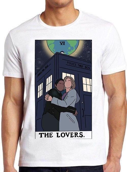Thasmin The Lovers Tarot Card Doctor Who Meme Funny Top Gift Tee T Shirt M1019 XL