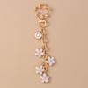 Fashion Colorful Flower Keychain for Car Key Women Men Handbag Pendant Key Rings Accessories DIY Jewelry Gifts