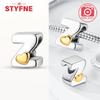 Silver 925 26 Alphabet Letters Charm Heart Love Bead for Charms Bracelets for Women DIY Fine Jewelry Gifts