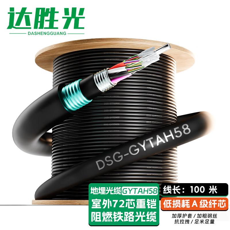 Dasheng Light Outdoor Heavy Armored Flame Retardant Railway Fiber Optic Cable